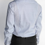 Men's HEX Nº 6 WorkShirt in Glacier, long sleeve back view