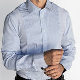 Men's HEX Nº 6 WorkShirt in Glacier, long sleeve front view