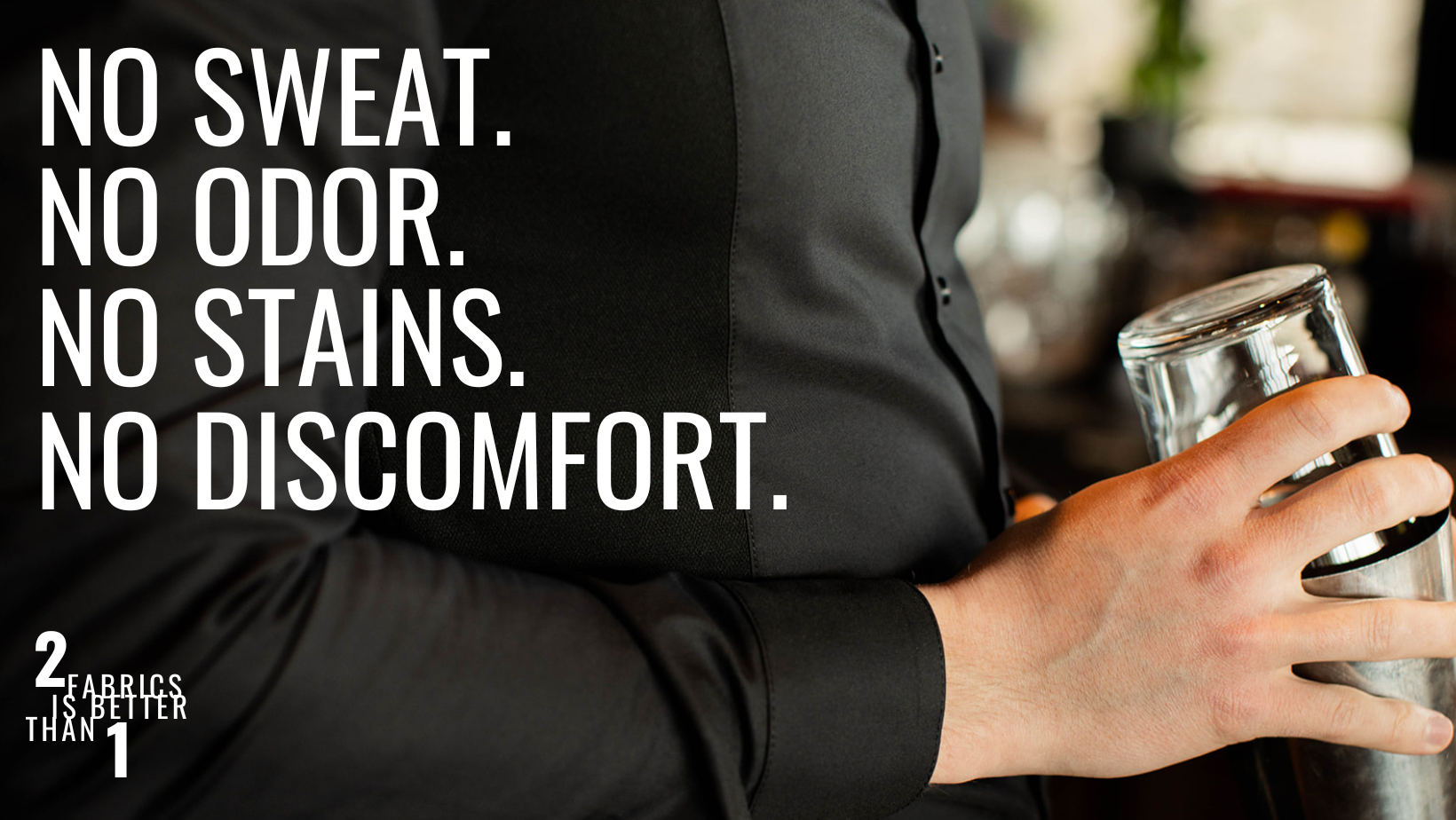 Have you ever felt embarrassed by sweat stains? - If you are one of those people who people who sweat excessively this sweat proof Athletic fit dress shirt is the one for you. Made from high-performance men's dress shirt is sweat proof and athletic so you can move!